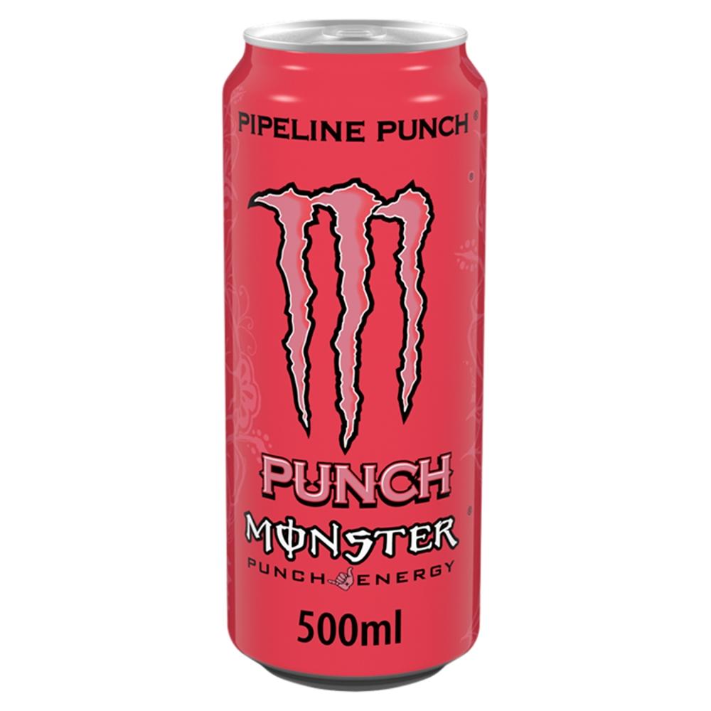 Monster Energy Drink Pipeline Punch Can 500ml - 12 x 500ml Cans
