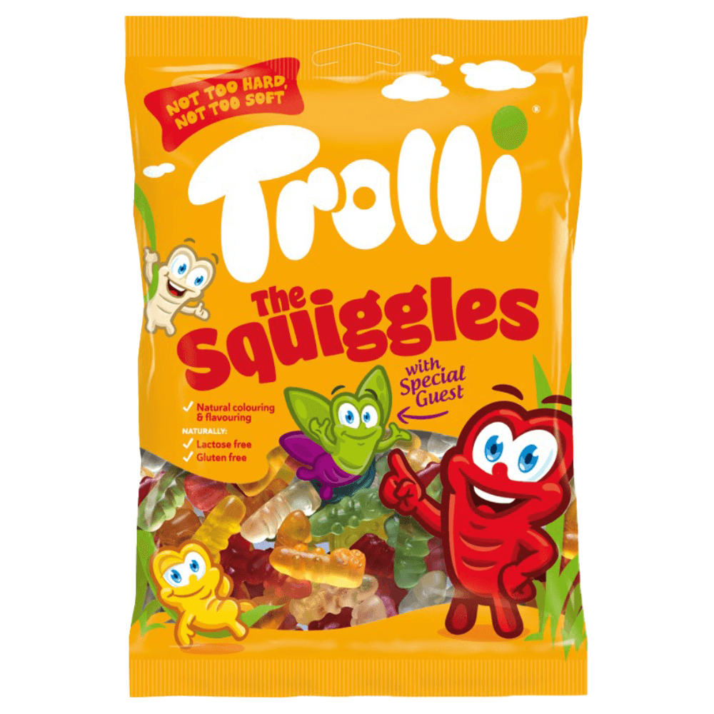 Trolli Squiggles Bag 150g - 24 x 150g Bags