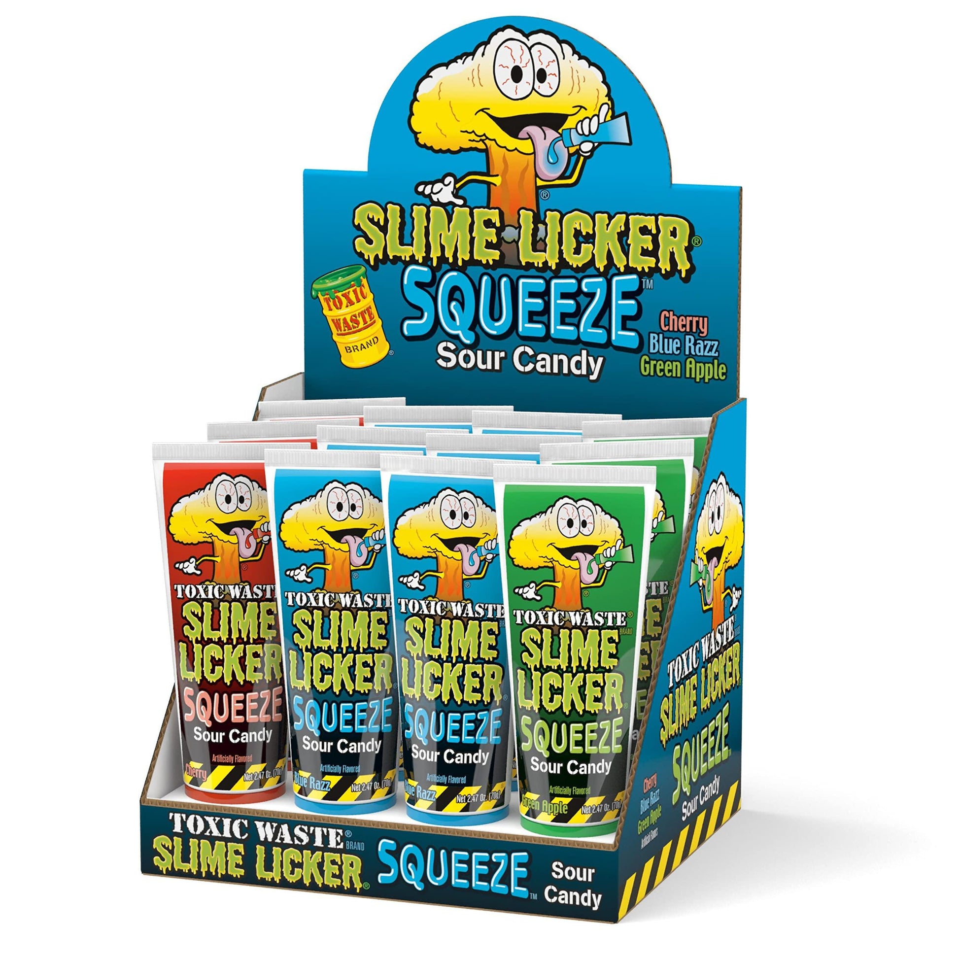 Toxic Waste Slime Licker Squeeze 70g - 12 x 70g Tubes