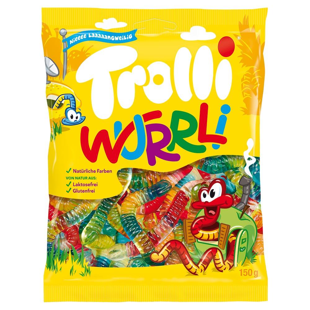 Trolli Wurrli Bags 150g - 24 x 150g Bags