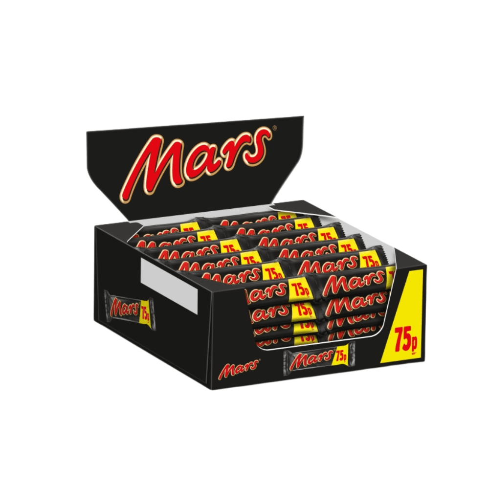 Mars Caramel, Nougat & Milk Chocolate Snack Bar £0.75 PMP 51g - 48 x 51g Bars