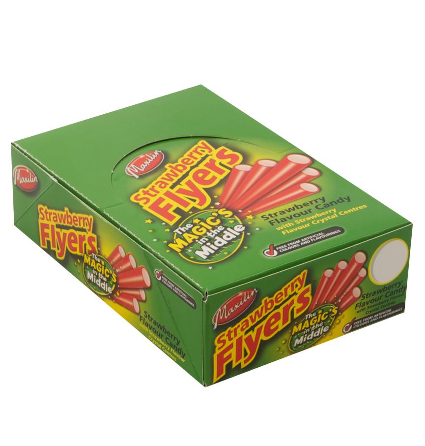 Maxilin Strawberry Flyers - 60 Bags