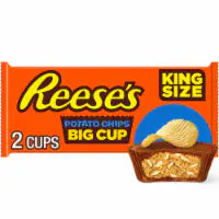 Reese's Big Cup with Potato Chips King Size 74g - Pack of 16