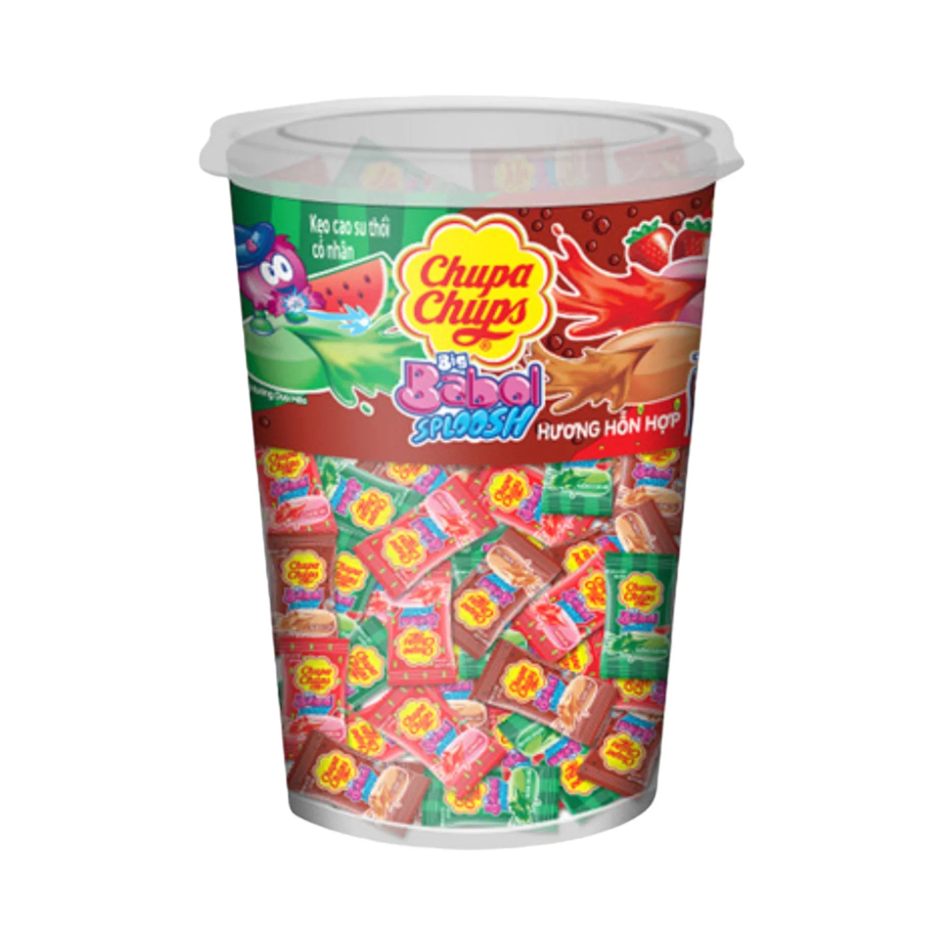 Chupa Chups Big Babol Sploosh Gum (Vietnam) 251.6g - Pack of 18