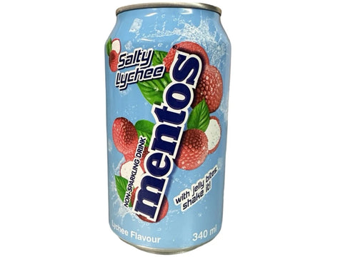 Mentos Soda Salty Lychee 340ml - Pack of 24