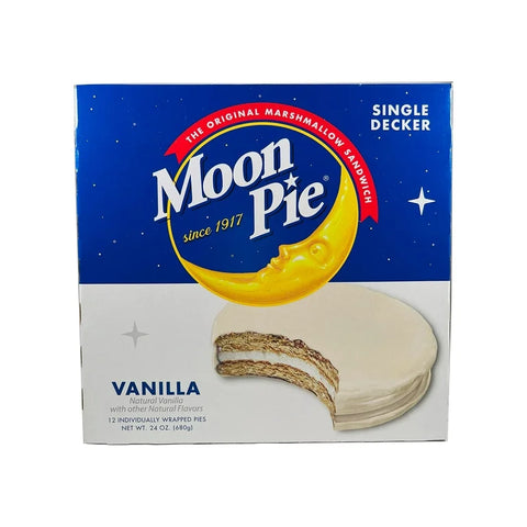 Chattanooga Moon Pie Single Decker Vanilla 57g - Pack of 12