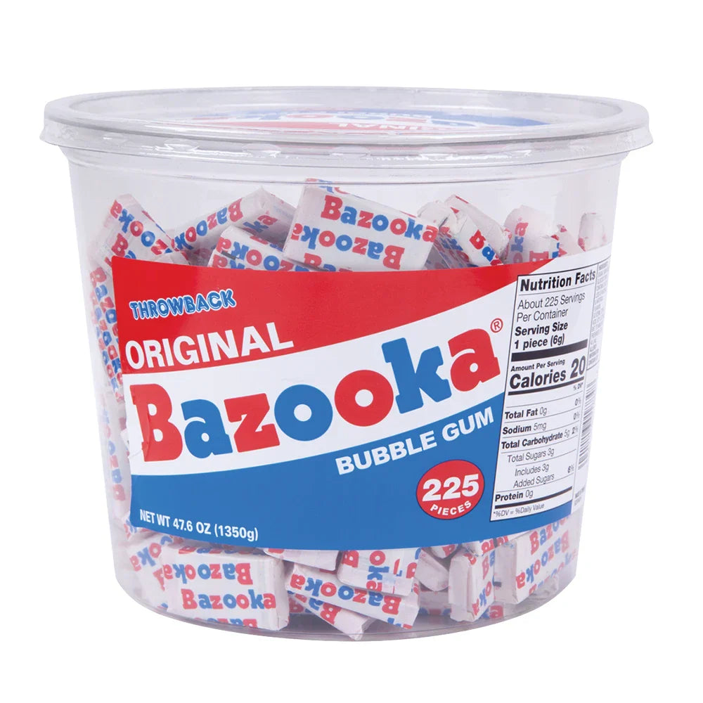 Bazooka Original Gum Tub 225ct 1238g