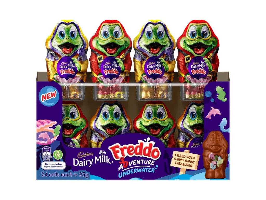 Cadbury's Dairy Milk Freddo 3D Adventure Underwater AUS 25g - Pack of 24