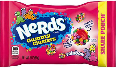 Nerds Gummy Clusters Share Pouch 85g - Pack of 12