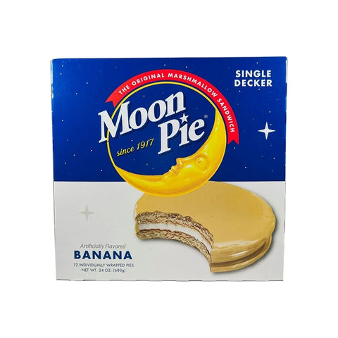 Chattanooga Moon Pie Single Decker Banana 57g - Pack of 12