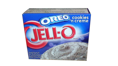 Jell-O Instant Pudding Oreo Cookies & Cream 119g - Pack of 24