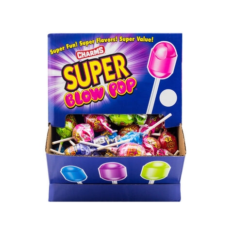 Super Blow Pop Assorted 32g - Pack of 48