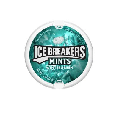 Ice Breakers Wintergreen Mints 43g - Pack of 8