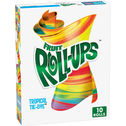 Fruit Roll-Ups Tropical Tie Dye 141g - Pack of 10