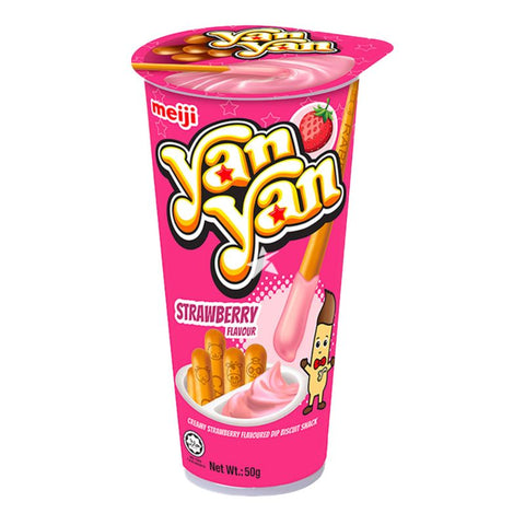 Meiji Yan Yan Strawberry 56g - Pack of 10