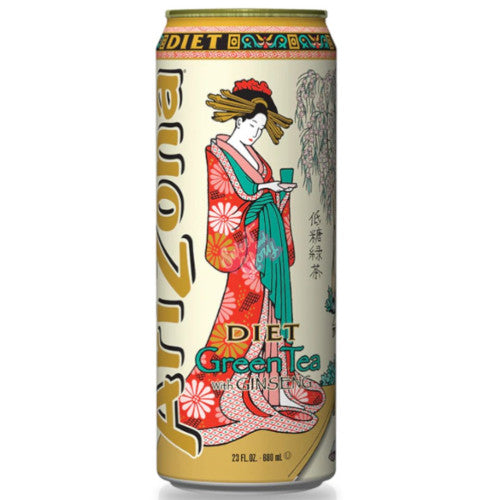 Arizona Diet Green Tea 650ml - Pack of 24
