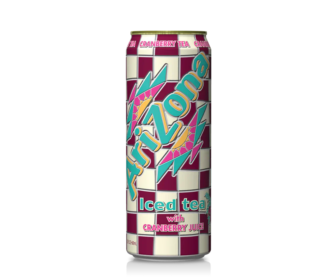Arizona Iced Tea with Cranberry Can 650ml - Pack of 24
