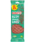 Bebeto Fizzy Strawberry Laces 220g - Pack of 12