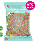 Candycrave Super Value Fizzy Rainbow Belts 1kg