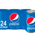 Pepsi Blue Orignal Cola Drink Cans 24x330ml