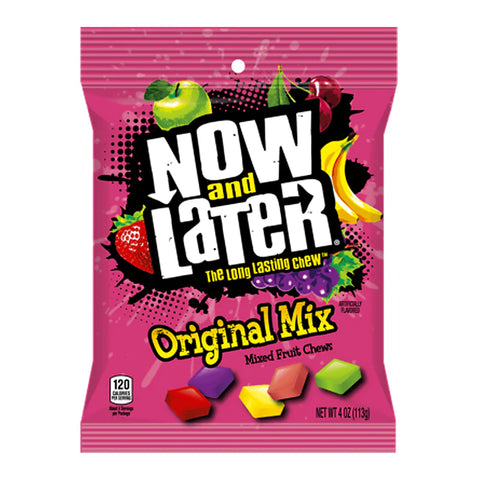 Now & Later Original Mix Peg 113g  - Pack of 12