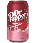Dr Pepper Strawberries & Cream 355ml - Pack of 12