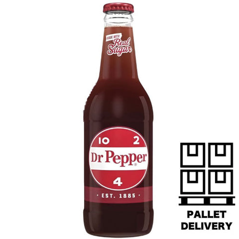 Dr Pepper Real Sugar 355ml - Pack of 24