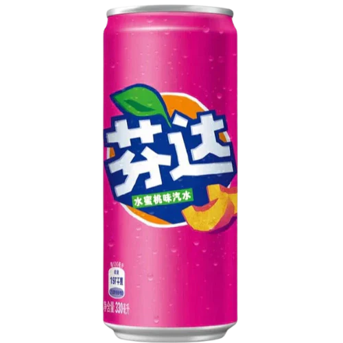 Fanta Peach (China) 330ml - Pack of 12