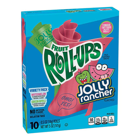 Fruit Roll-Ups Jolly Rancher 141g - Pack of 10