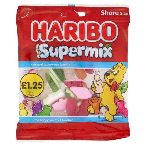 Haribo Supermix £1.25 PMP 12x140g