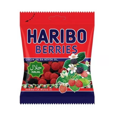 Haribo Halal Berries 24x80g