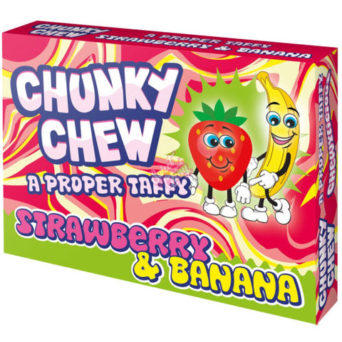 Chunky Chew Strawberry & Banana 100g - Pack of 12