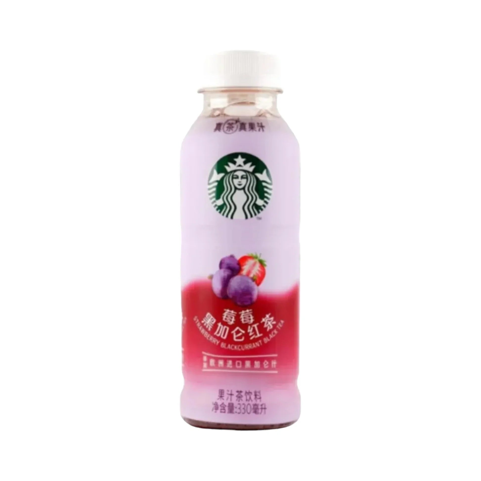 Starbucks Strawberry Blackcurrant Black Tea (China) 330ml - Pack of 15