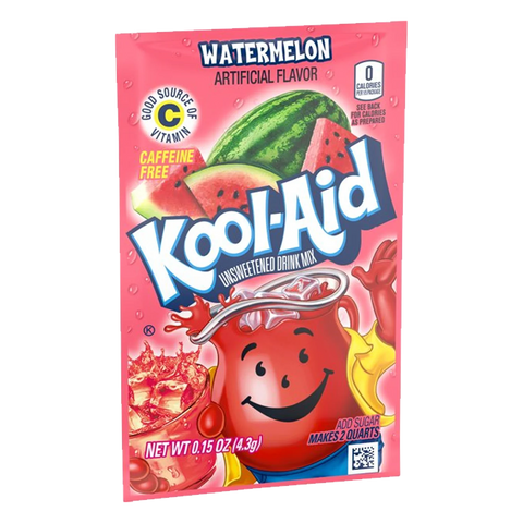 Kool Aid Unsweetened Watermelon 4.3g - Pack of 48
