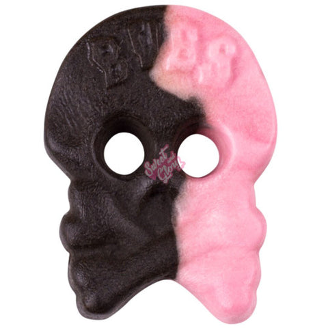 Bubs Foam Raspberry and Liquorice Skulls 2.8kg - Pack of 12