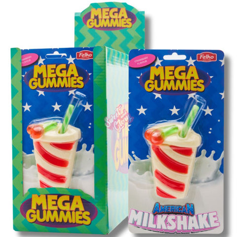 Mega Gummies American Milkshake 120g - Pack of 9