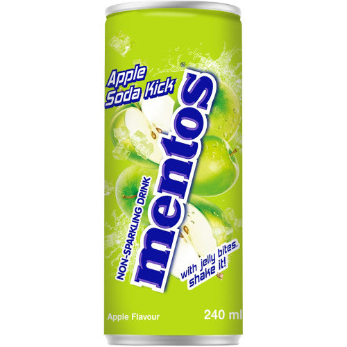 Mentos Soda Apple Soda Kick 250ml - Pack of 24