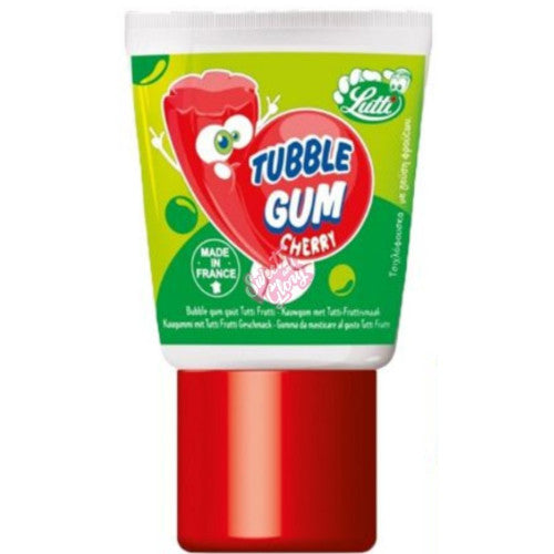 Lutti Tubble Gum Cherry 35g - Pack of 36