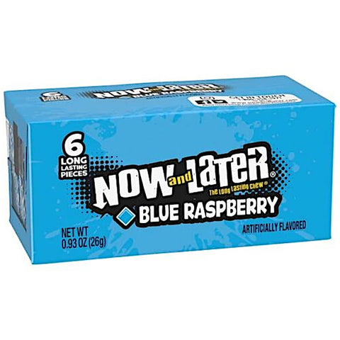 Now & Later Blue Raspberry 26g  - Pack of 24