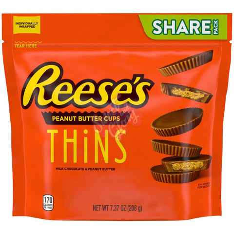 Reese's Peanut Butter Thins 209g  - Pack of 8