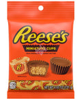 Reese's Peanut Butter Cup Miniatures Peg Bag 131g - Pack of 12