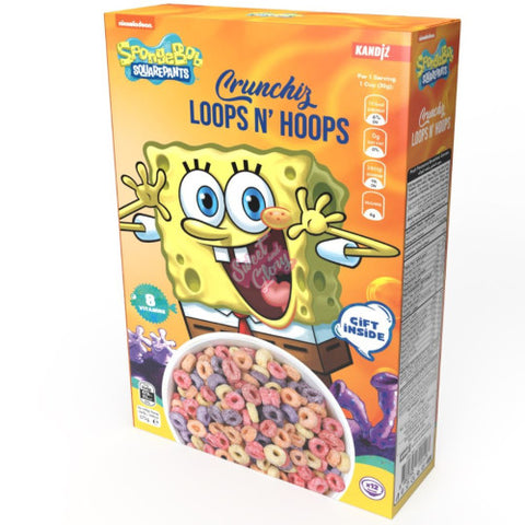 Nickelodeon SpongeBob Loops n' Hoops 375g - Pack of 12