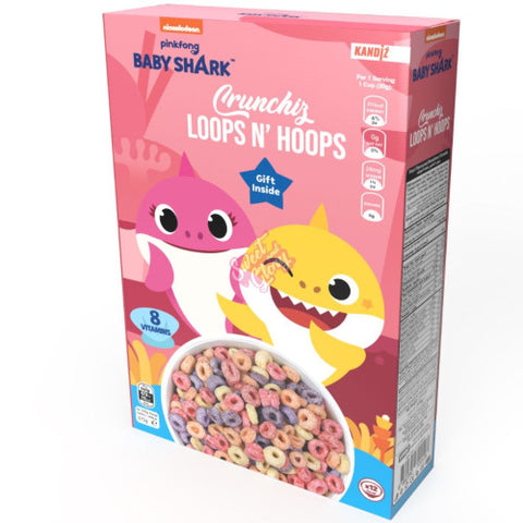 Nickelodeon Baby Shark Loops n' Hoops 375g - Pack of 12