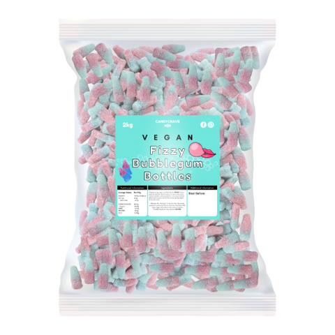 Candycrave Vegan Fizzy Bubblegum Bottles 2kg