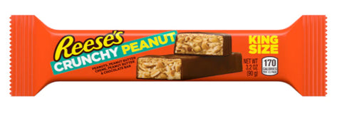 Reese's Crunchy Peanut King Size 91g - Pack of 18