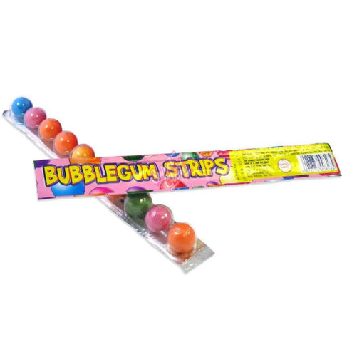 Crazy Candy Bubble Gum Strips 30g - Pack of 40