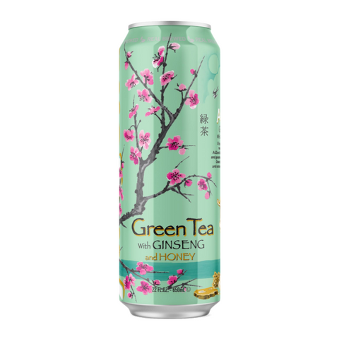 Arizona Green Tea with Ginseng and Honey 650ml - Pack of 24