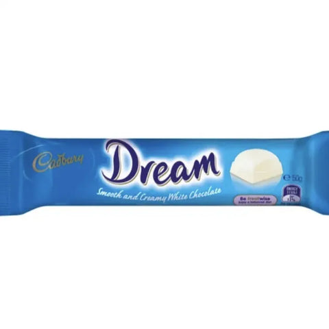 Cadbury's Dream White Chocolate Bar AUS 50g - Pack of 42