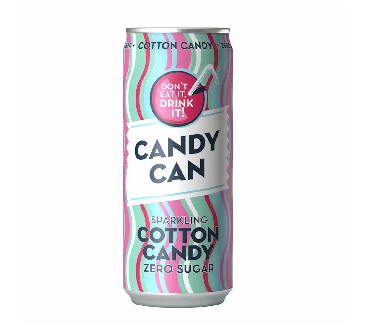 Candy Can Cotton Candy 330ml - Pack of 12