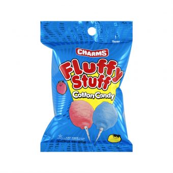 Charms Fluffy Stuff Cotton Candy 70g - Pack of 24